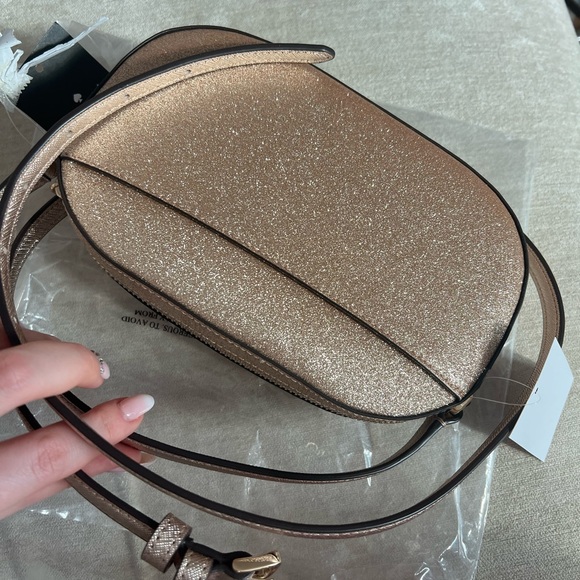 Kate Spade sparkly gold crossbody - Picture 5 of 6